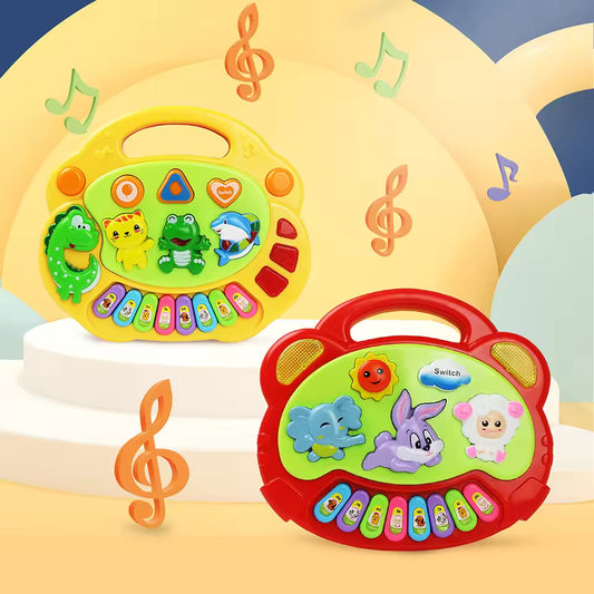 Kids Cartoon Piano – Musical Keyboard with Animal Sounds & Lights