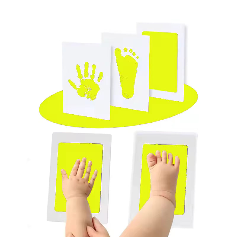 Baby Hand & Footprint Kit – Safe Ink Pad with Photo Frame