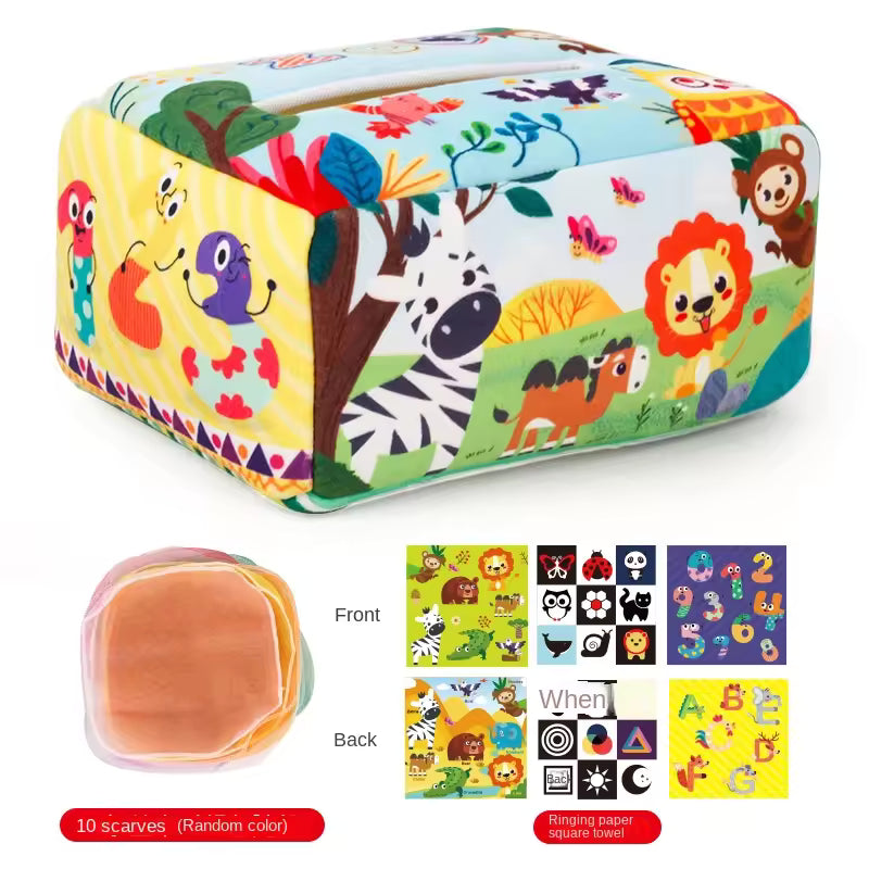 Montessori Magic Tissue Box – Baby Learning Toy