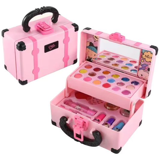 Kids Makeup Pretend Play Set – Princess Cosmetic Box Toy