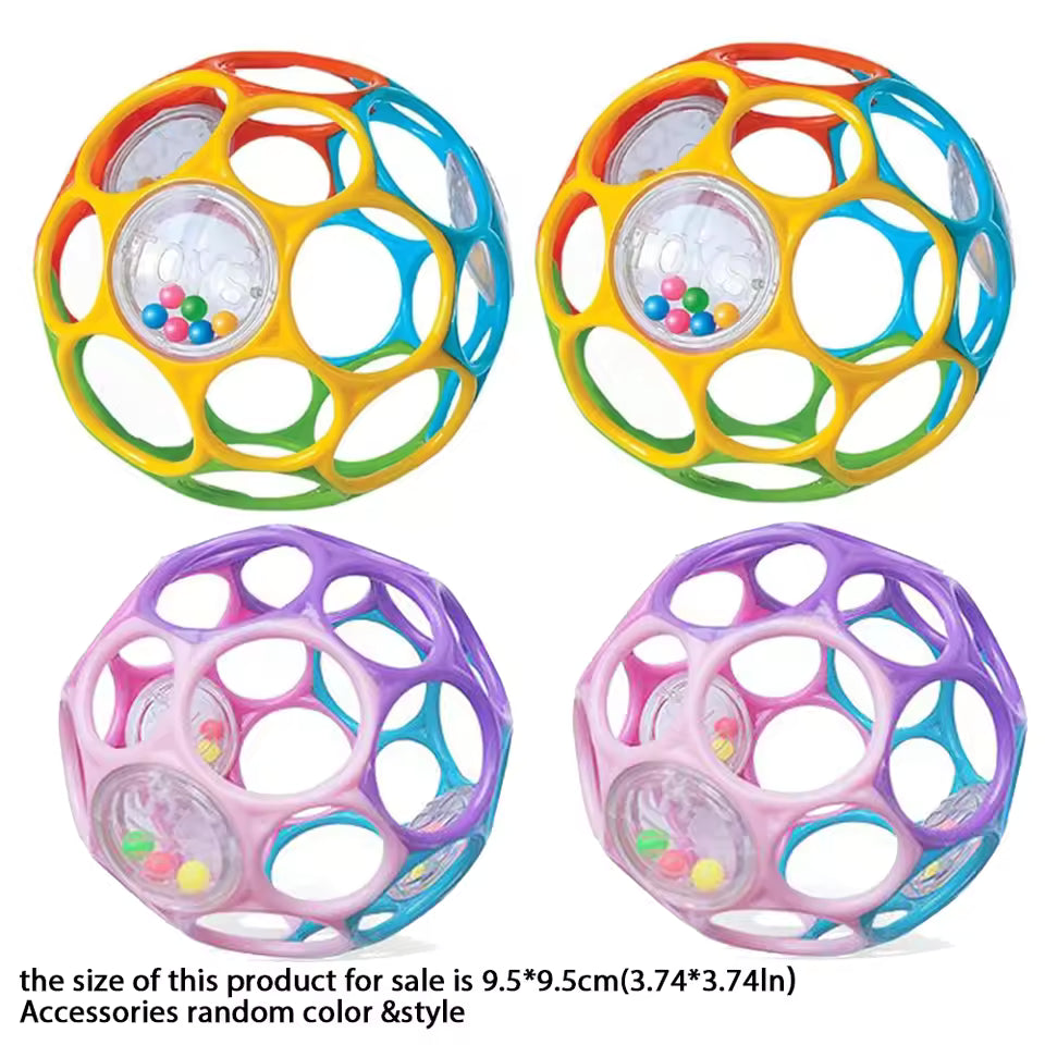 Soft Baby Rattle – Bell & Sensory Toy