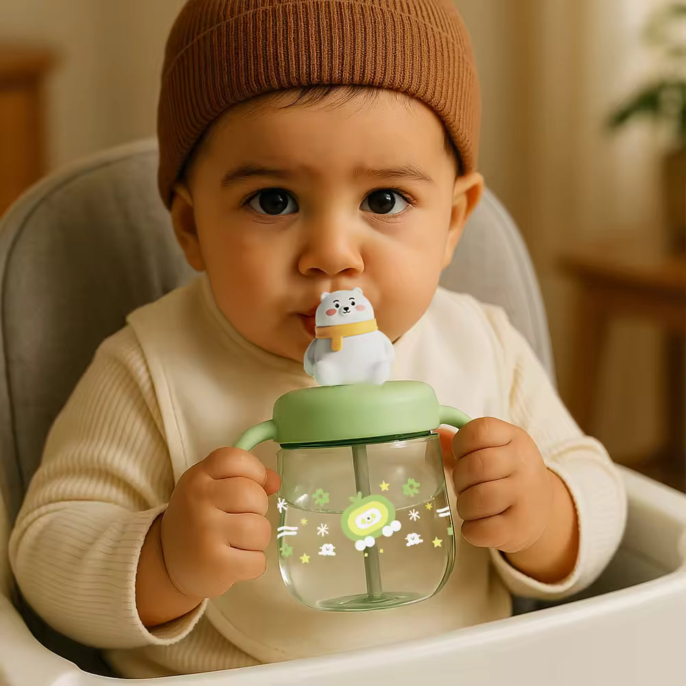 Baby Training Cup – 300ml Portable Bottle