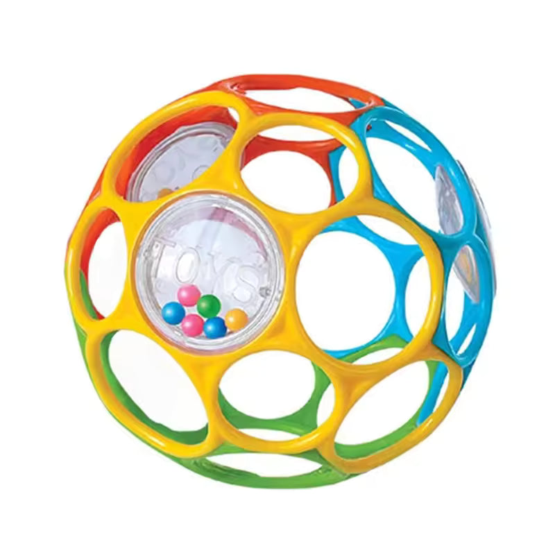 Soft Baby Rattle – Bell & Sensory Toy