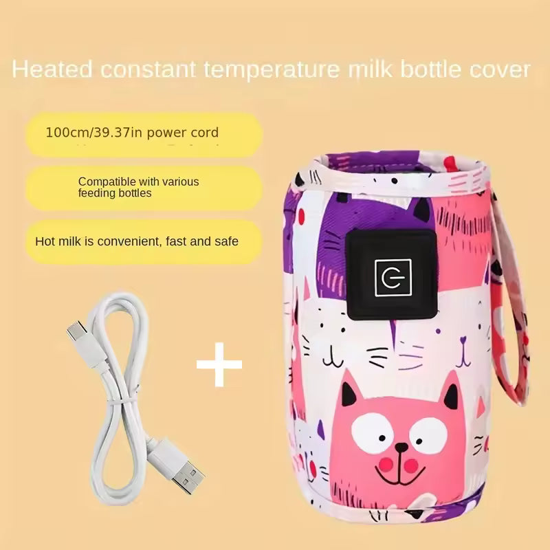 USB Milk & Water Warmer – Travel Bottle Heater