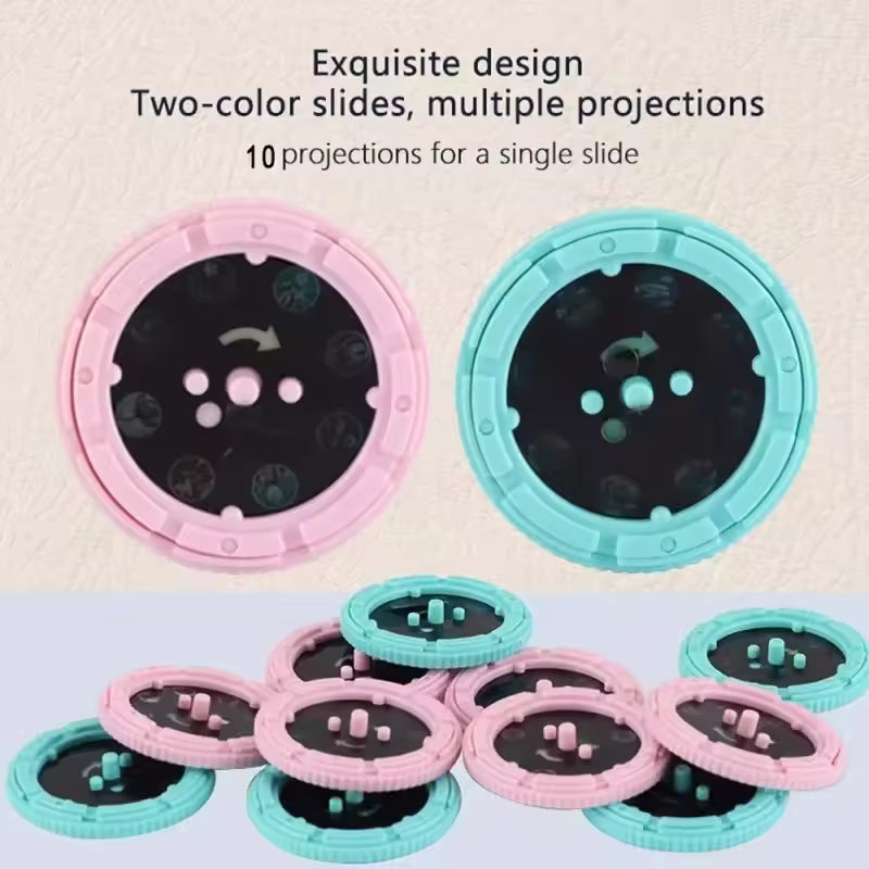 Kids Story Projector Toy – Bedtime Wall Projection Flashlight