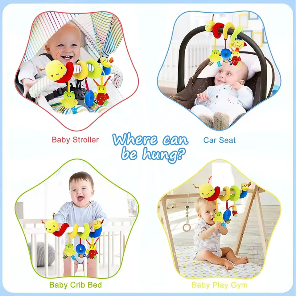 Musical Spiral Hanging Toy – Crib, Stroller & Car Seat Rattle