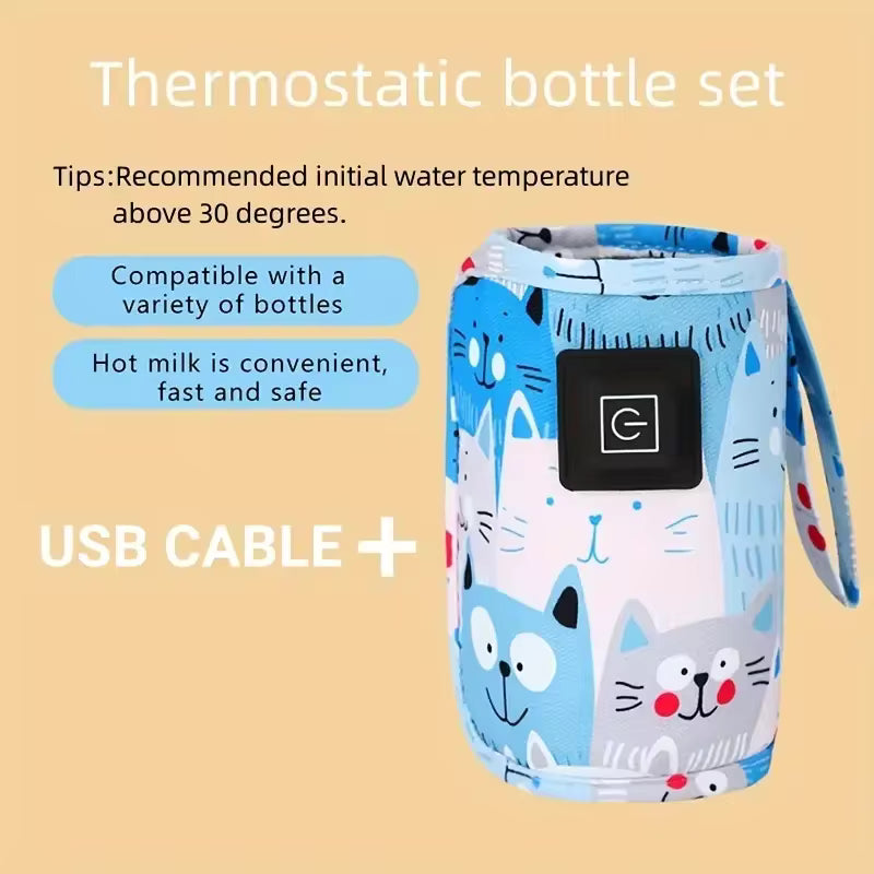 USB Milk & Water Warmer – Travel Bottle Heater