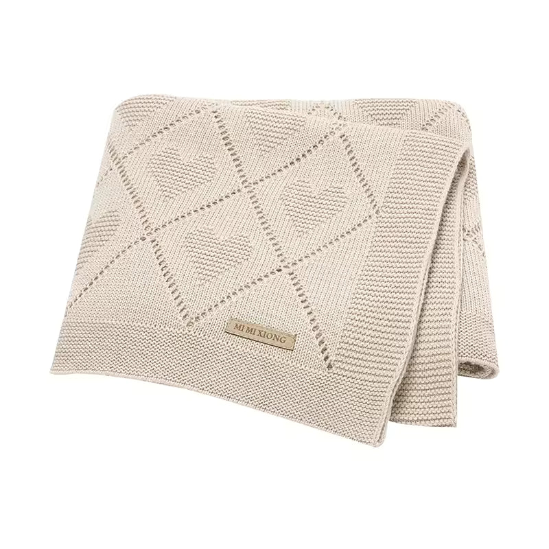 Super Soft Baby Blanket – Cotton Knit Swaddle