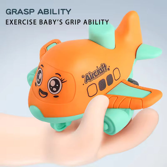 Press & Go Vehicle Toy Set – Aircraft & Animal Racing Cars for Toddlers