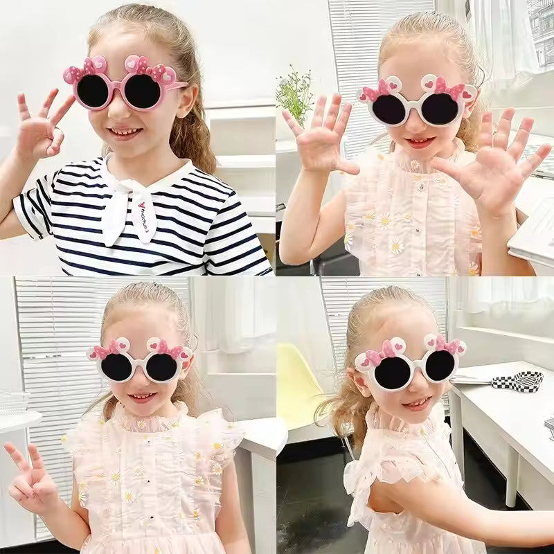 Kids Cartoon Sunglasses – UV400 Sun Protection Shades