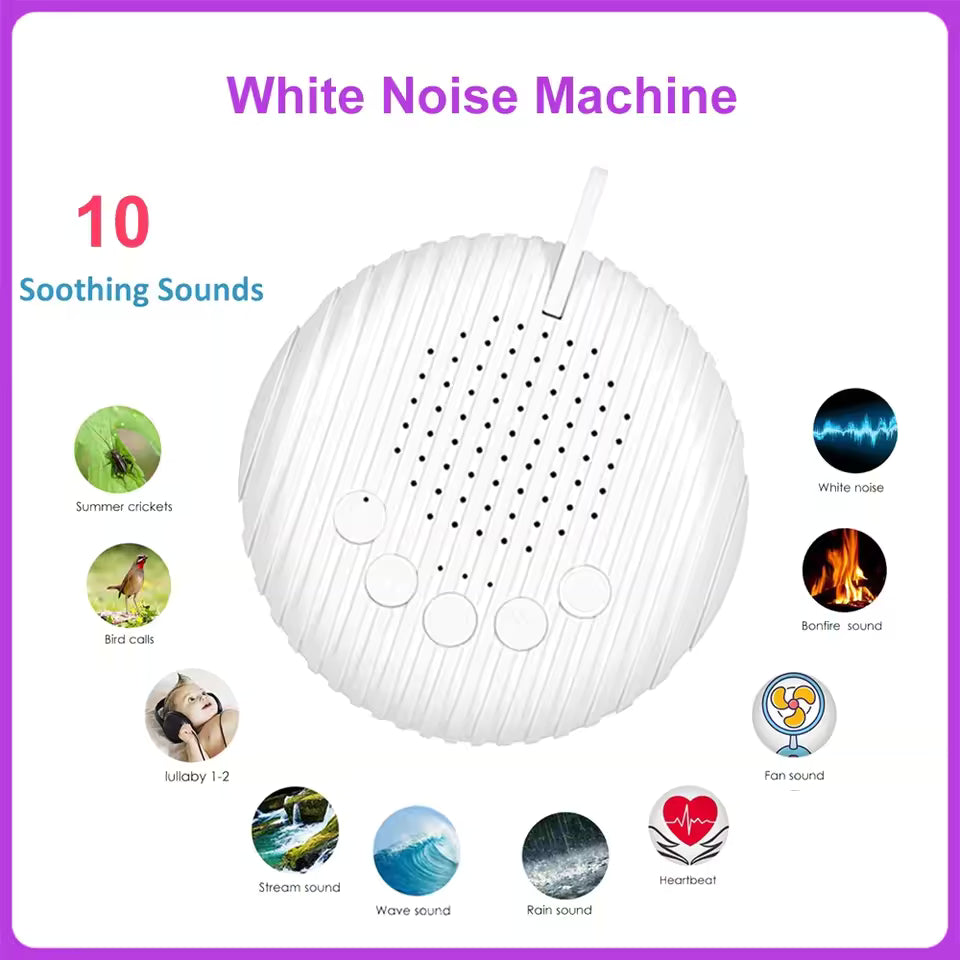 Baby Sleep Soother – 10 White Noise Sounds