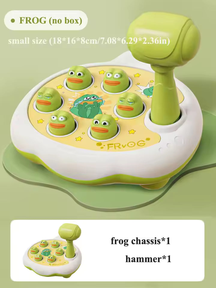 Baby Hammer Puzzle – Duck, Frog & Pig (12–24M)