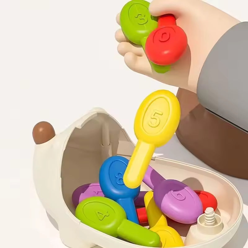 Montessori Baby Hedgehog Toy – Fine Motor & Sensory Learning Game