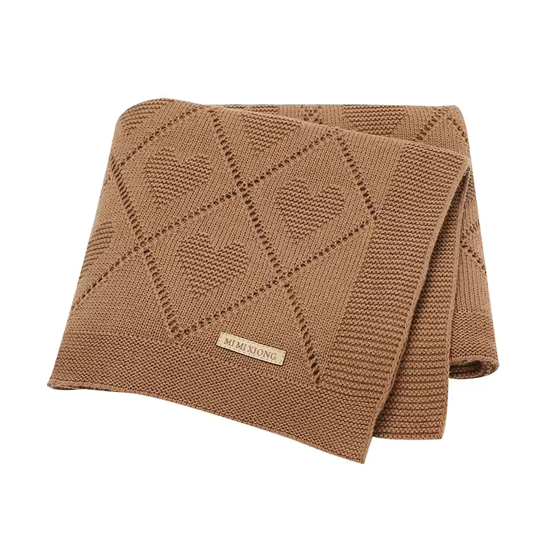 Super Soft Baby Blanket – Cotton Knit Swaddle