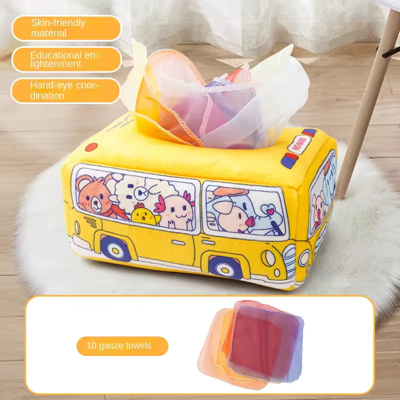 Montessori Magic Tissue Box – Baby Learning Toy