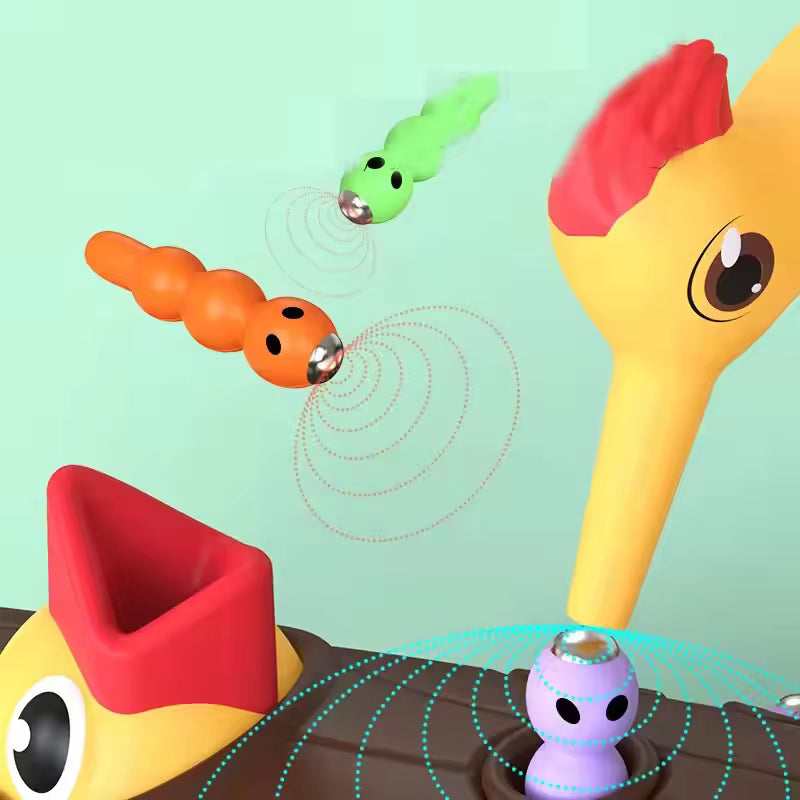 Montessori Magnetic Woodpecker Toy – Educational Feeding Game  ✨ Fun, Learning, and Skill-Building in One Toy!