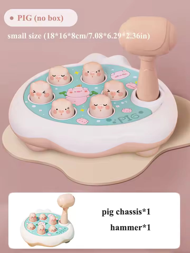 Baby Hammer Puzzle – Duck, Frog & Pig (12–24M)