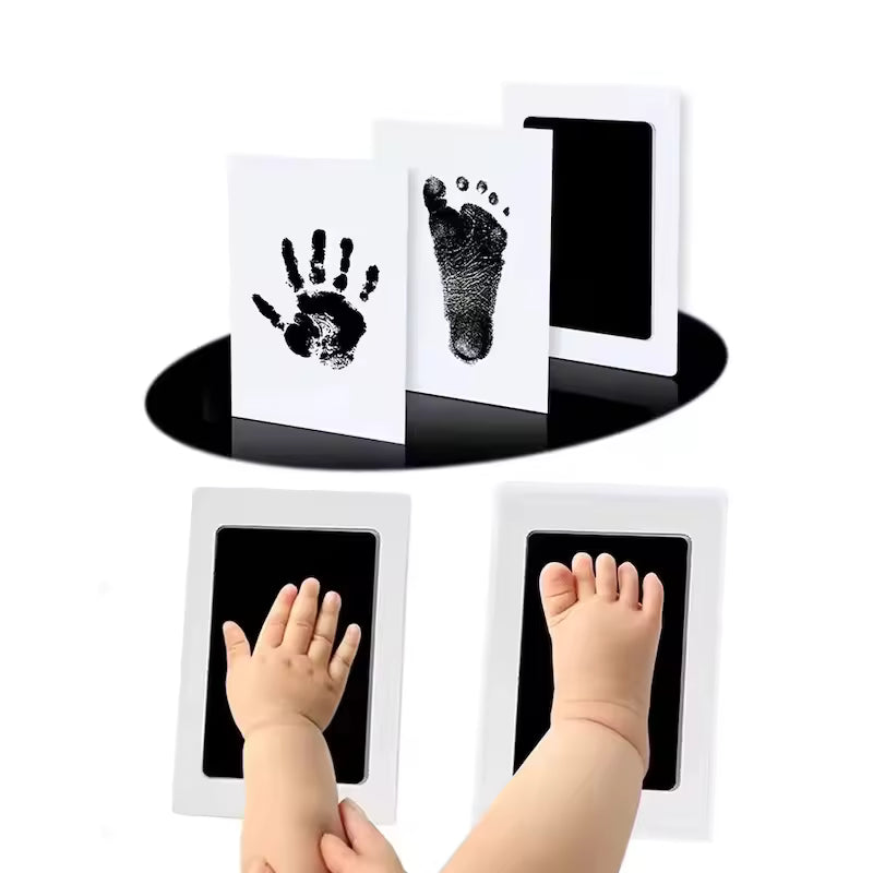 Baby Hand & Footprint Kit – Safe Ink Pad with Photo Frame