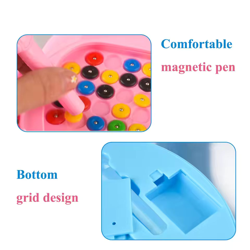 Magnetic Doodle Board – Kids Drawing Toy with Pen & Beads