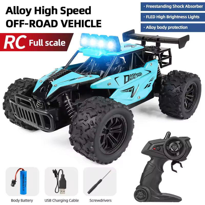 RC8 2.4G Remote Control Car – 1:16 Alloy High-Speed Off-Road Climber