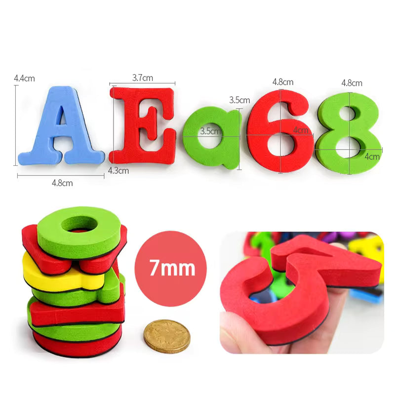 Magnetic Letters & Numbers – ABC 123 Fridge Learning Toy