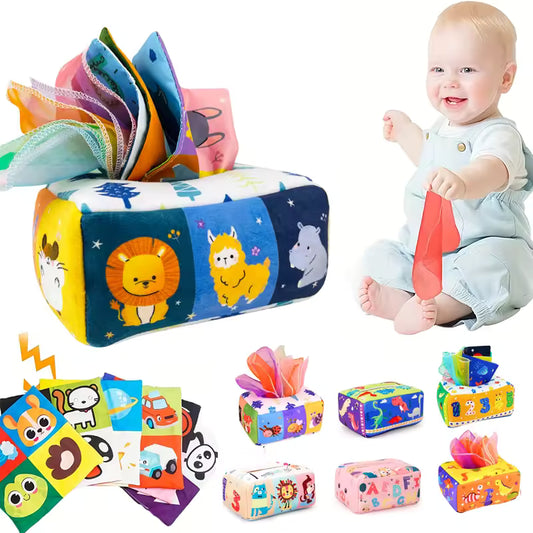 Montessori Magic Tissue Box – Baby Learning Toy