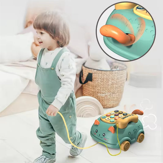 3-in-1 Musical Phone Toy – Toddler Learning & Interactive Play