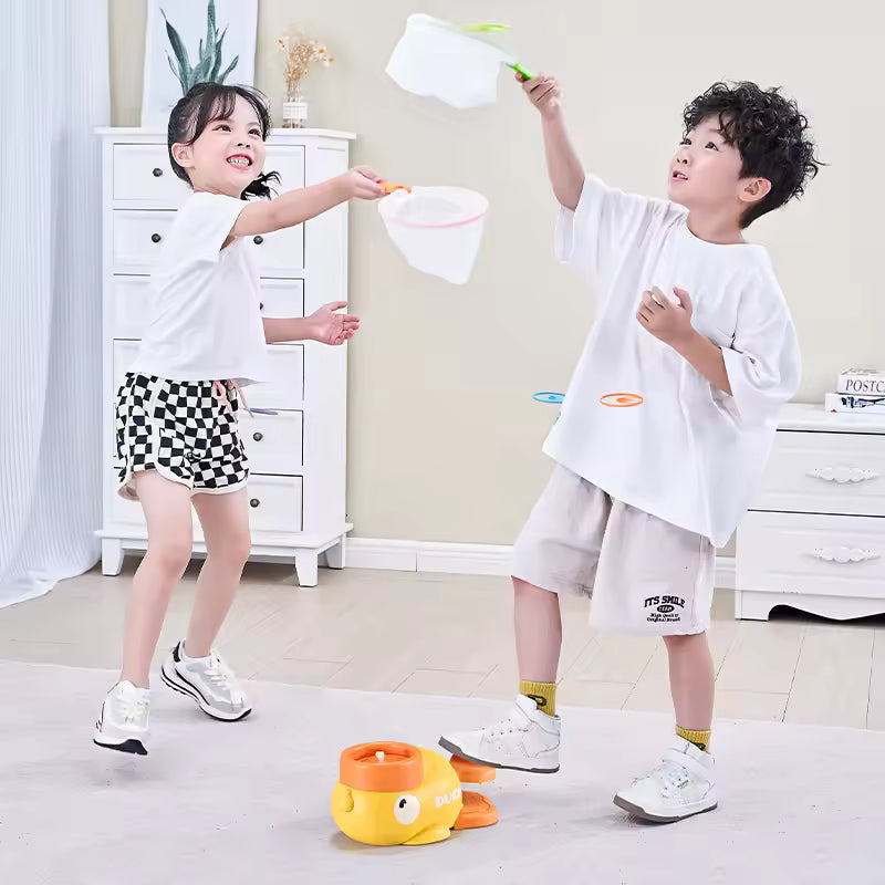 Air Launcher Rocket & Flying Disc Toy – Fun Outdoor Game for Kids