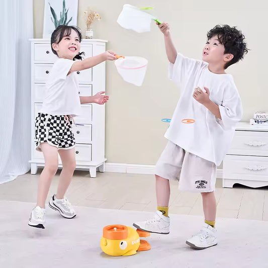 Air Launcher Rocket & Flying Disc Toy – Fun Outdoor Game for Kids