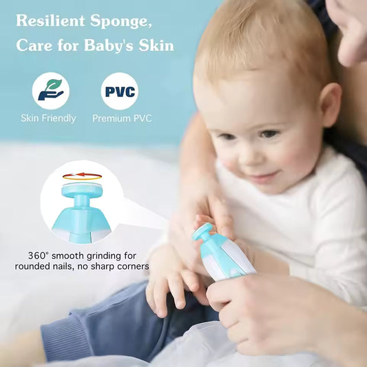 MAMIJOY Electric Baby Nail Clipper – Safe LED Nail Trimmer Kit