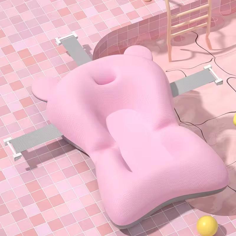 Baby Bath Support Pad – Foldable Floating Newborn Cushion