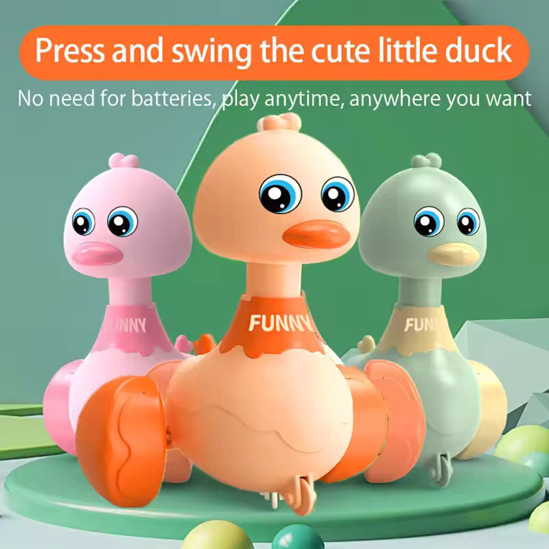 Cartoon Duck Car – Press & Go Toy