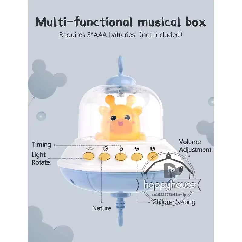 Musical Crib Mobile – Lights & Projection