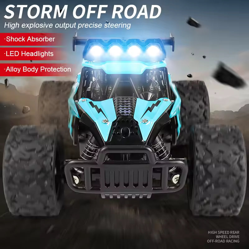 RC8 2.4G Remote Control Car – 1:16 Alloy High-Speed Off-Road Climber