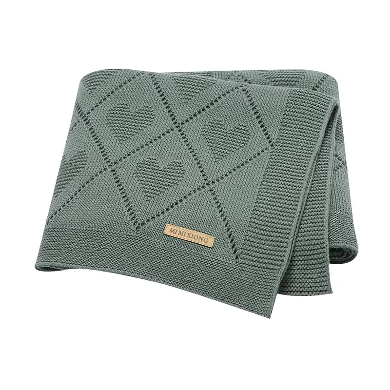 Super Soft Baby Blanket – Cotton Knit Swaddle