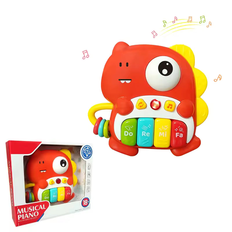 Kids Cartoon Piano – Musical Keyboard with Animal Sounds & Lights