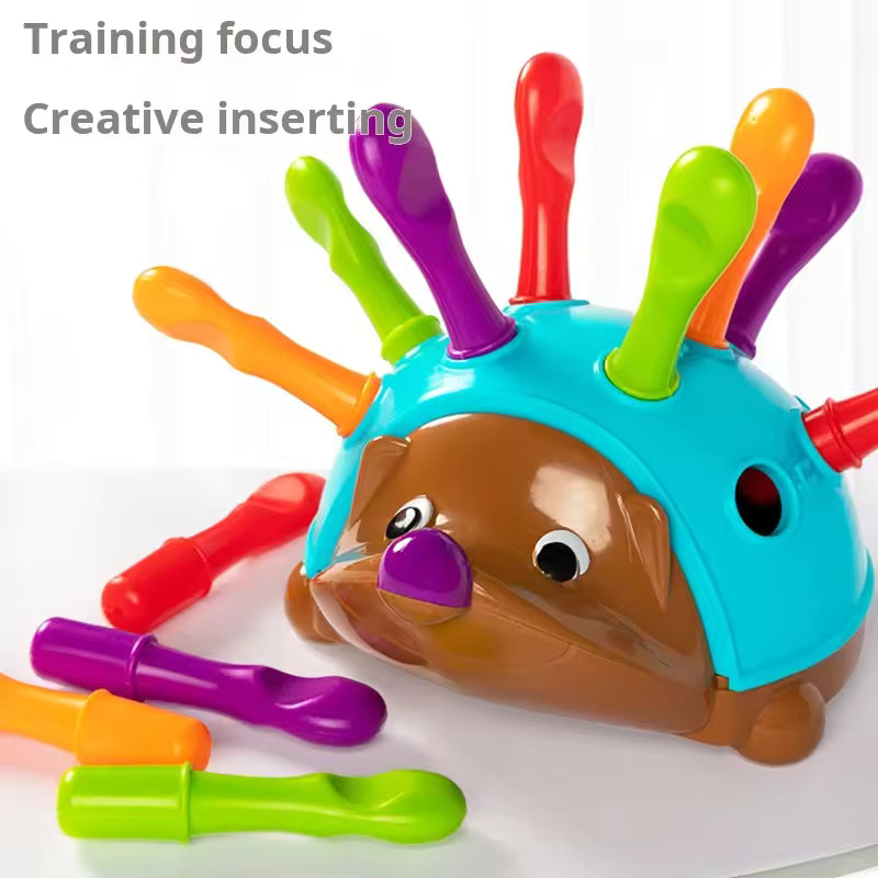 Hedgehog Fine Motor Toy – Early Education Learning Game (1–3 Years)