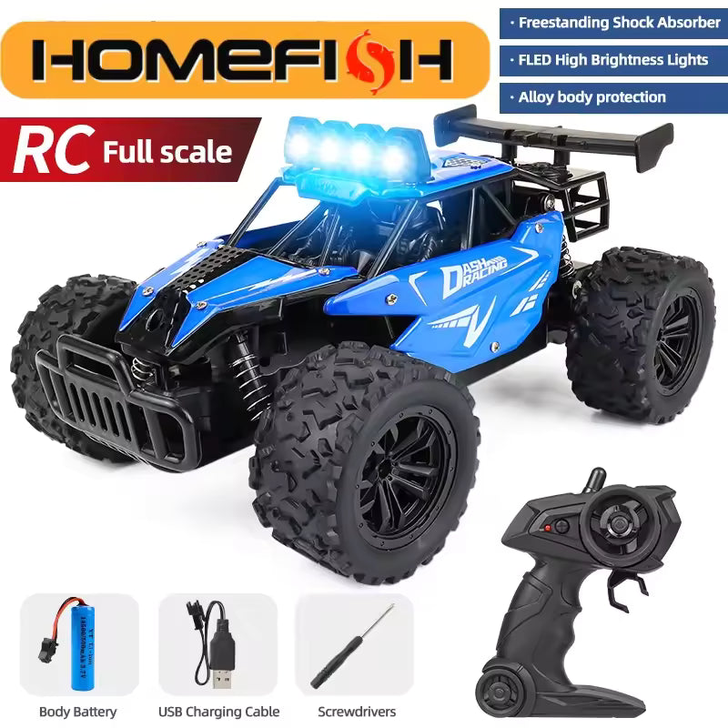 RC8 2.4G Remote Control Car – 1:16 Alloy High-Speed Off-Road Climber