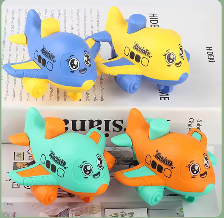 Press & Go Vehicle Toy Set – Aircraft & Animal Racing Cars for Toddlers