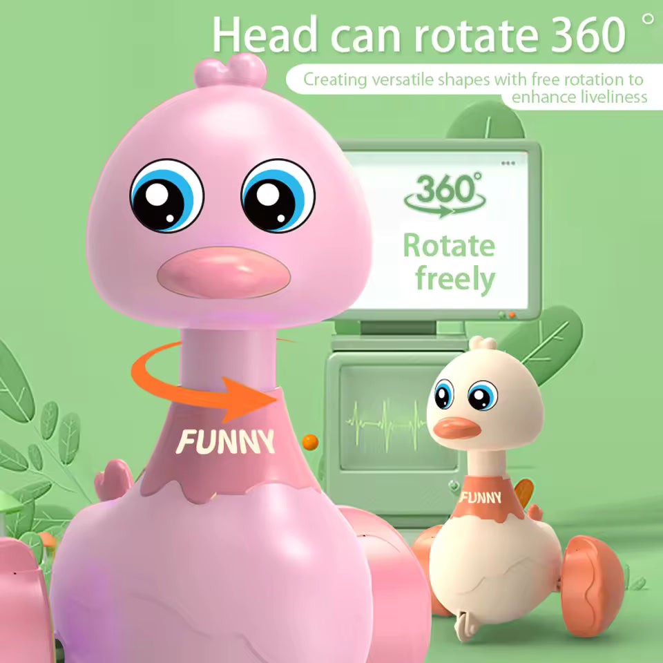 Cartoon Duck Car – Press & Go Toy