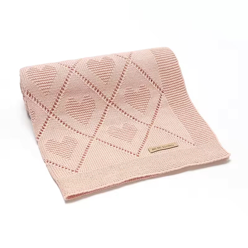 Super Soft Baby Blanket – Cotton Knit Swaddle