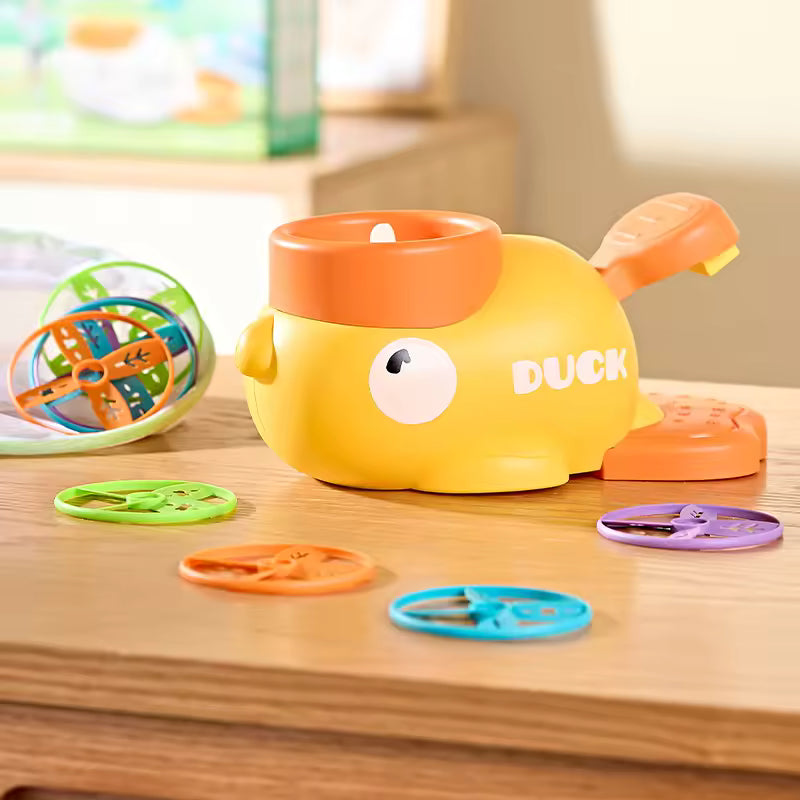 Air Launcher Rocket & Flying Disc Toy – Fun Outdoor Game for Kids