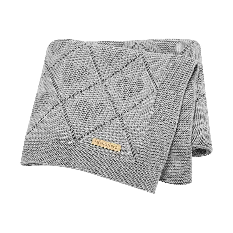 Super Soft Baby Blanket – Cotton Knit Swaddle