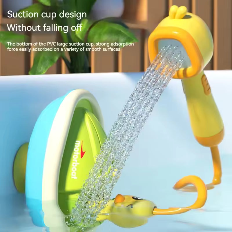 Duck Bath Boat – 3 Fun Water Sprayers