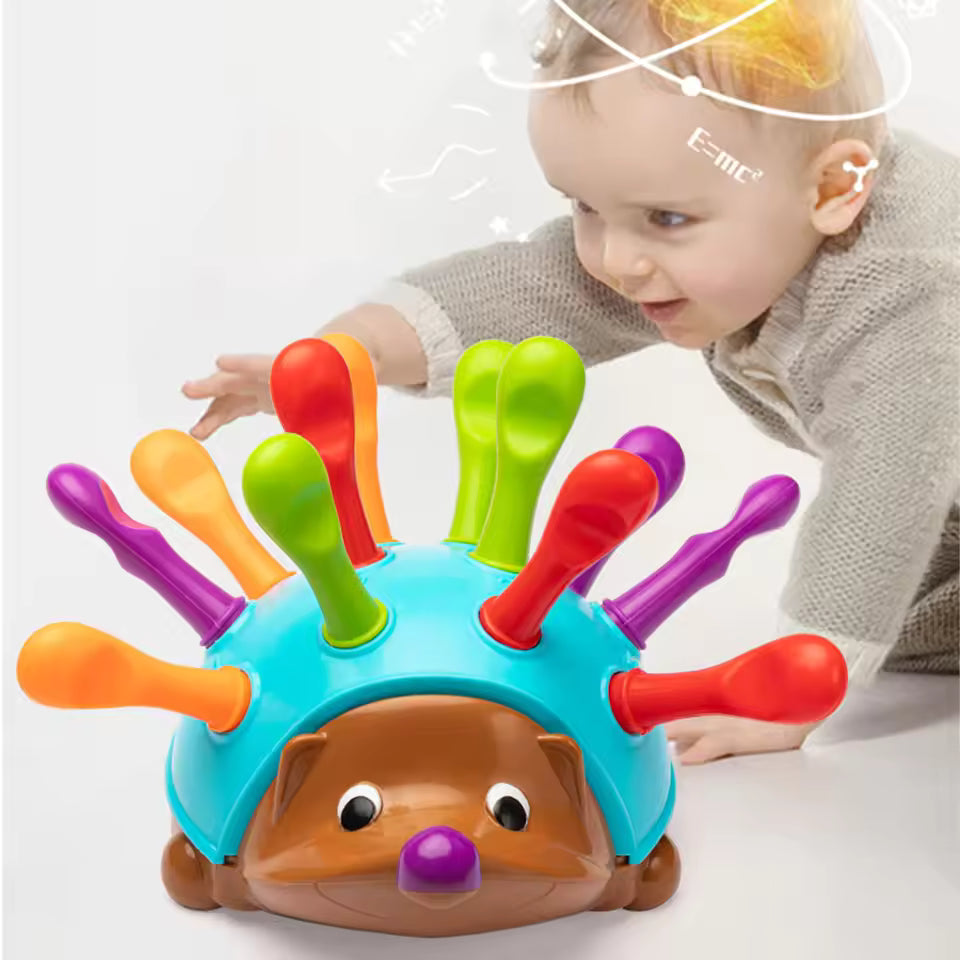 Hedgehog Fine Motor Toy – Early Education Learning Game (1–3 Years)