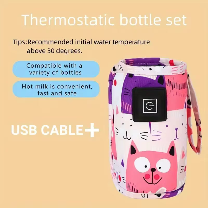 USB Milk & Water Warmer – Travel Bottle Heater