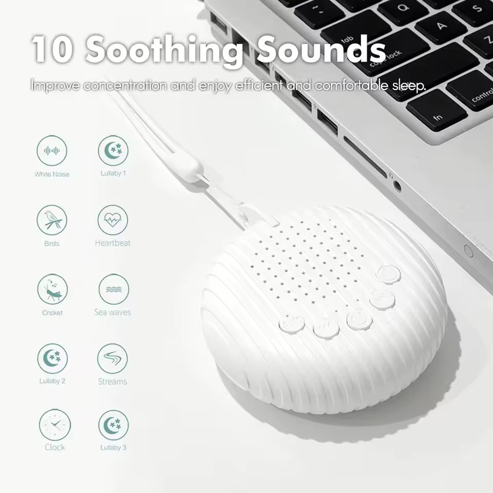 Baby Sleep Soother – 10 White Noise Sounds