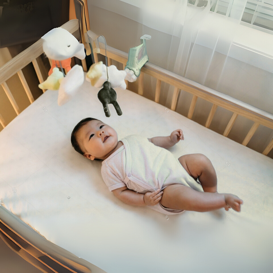 Hanging Baby Toy – Cartoon Drawstring Fun