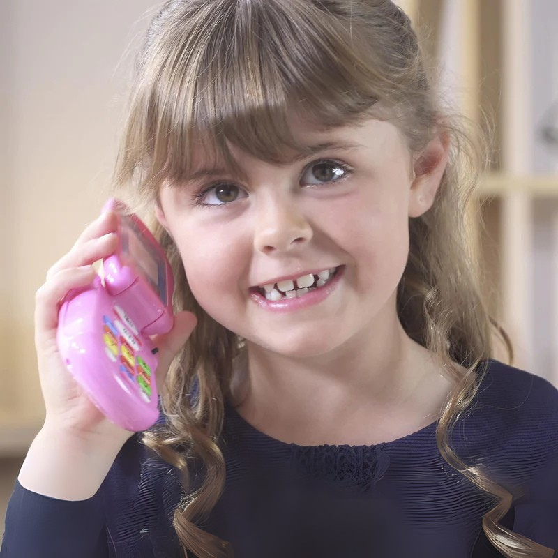 Peppa Pig Folding Mobile Phone Toy – Early Learning Play Phone for Kids